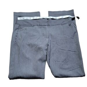 MAURICES Size 7/8 Grey Dress Pants Women's Junior's Trousers Flare Wide Leg